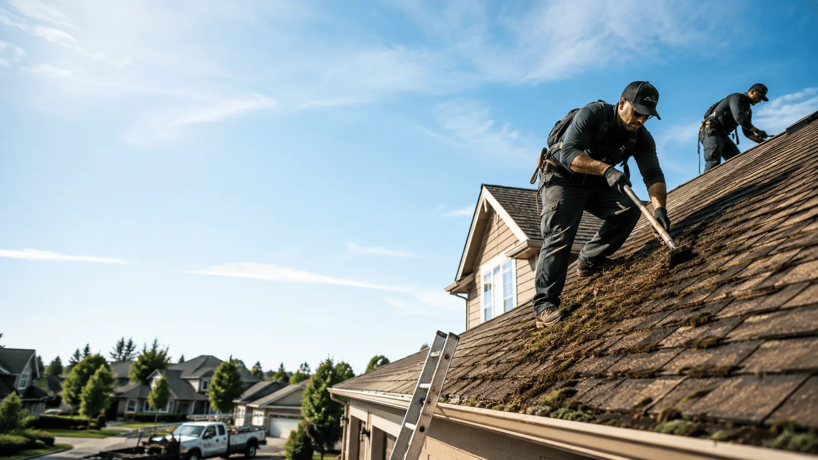 Roof Moss Removal in Mendon, MA near me